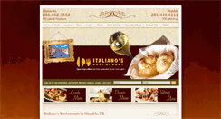 Desktop Screenshot of italianosrestaurant.net